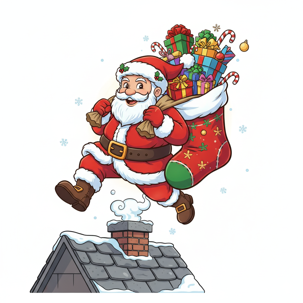 “Festive Santa PNG easily romove background element ✨ Instant Download