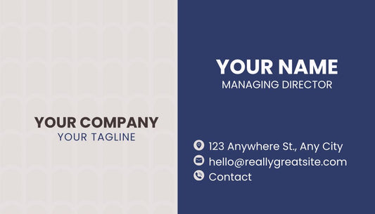 “Modern Business Card Template (Editable in Canva)” Instant Download